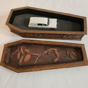 Collectable Mini Coffin w/Hearse